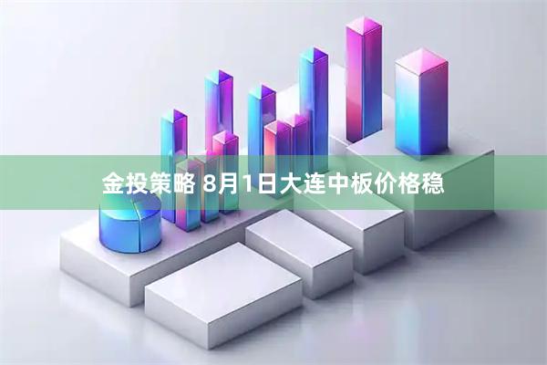 金投策略 8月1日大连中板价格稳