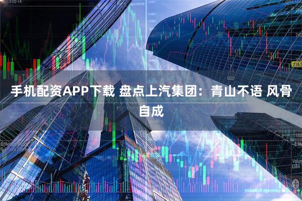 手机配资APP下载 盘点上汽集团：青山不语 风骨自成